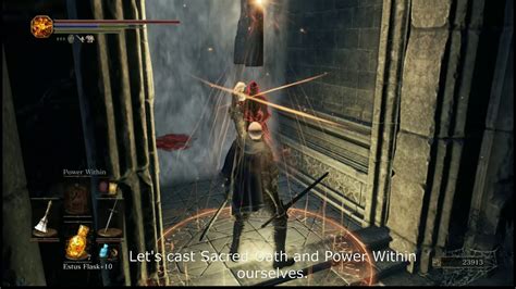 ds3 sacred oath  Sunlight Straight Sword does almost the same thing with it weapon arts, more damage but less absorption